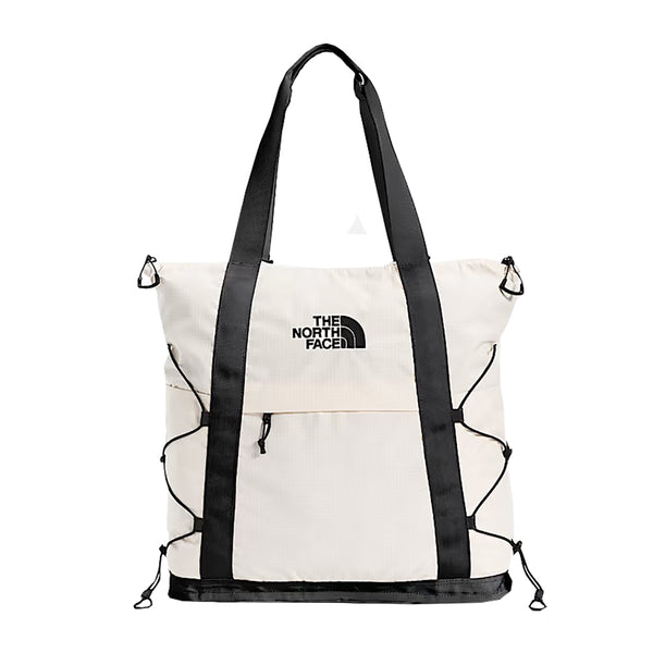 The North Face Borealis Tote - Gardenia White/TNF Black front