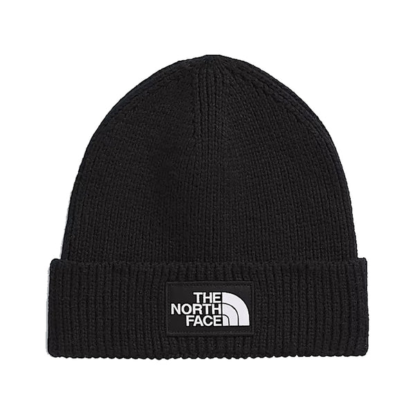 The North Face Logo Box Cuffed Beanie - TNF Black