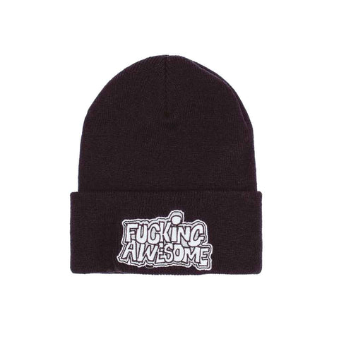 Fucking Awesome PBS Logo Cuff Beanie - Black