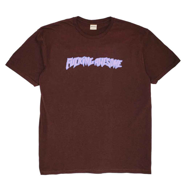 Fucking Awesome 2025 Stamp Logo S/S Tee - Brown