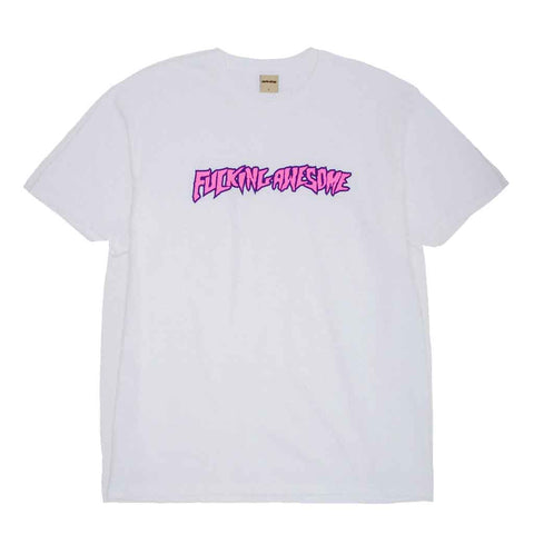 Fucking Awesome 2025 Stamp Logo S/S Tee - White