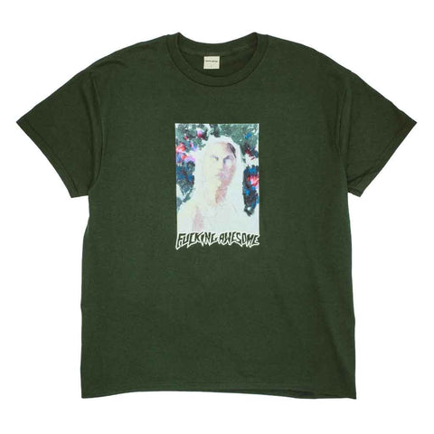 Fucking Awesome Painterly S/S Tee - Forest Green