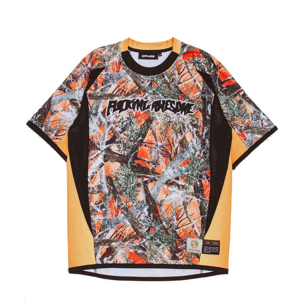 Fucking Awesome Rapid Short Sleeve Jersey - Orange Camo