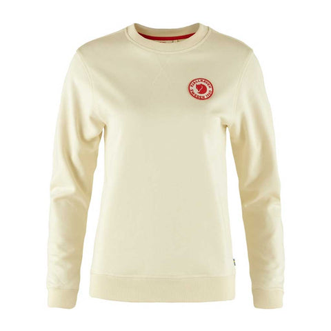 Fjallraven Women's 1960 Logo Badge Sweater - Chalk White