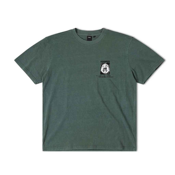 Former Brain Scan Oversized S/S Tee - Washed Green