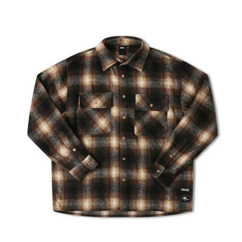 Former Dion Flannel L/S Shirt - Brown