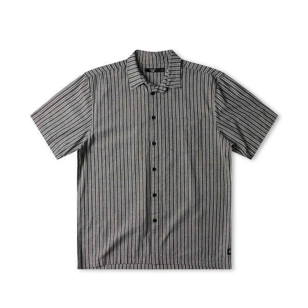 Former Reynolds Striped S/S Shirt Woven - Black