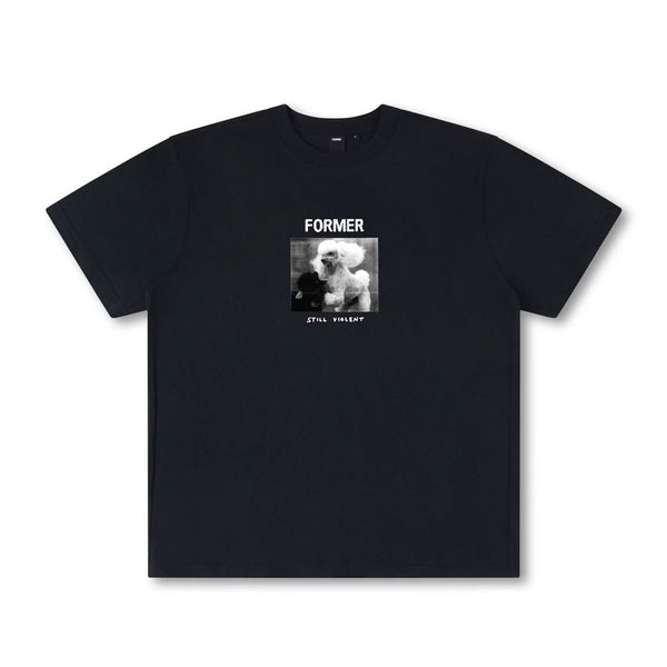 Former War Poodle S/S Tee - Washed Black