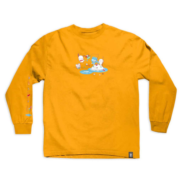 Girl x Sanrio Fishing L/S T-shirt - Gold