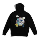Girl x Sanrio Rainbow Circle Hoodie - Black