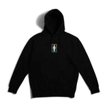 Girl x Sanrio Rainbow Circle Hoodie - Black Front