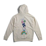 Girl x Sanrio Rainbow Stacked Hoodie - Cream