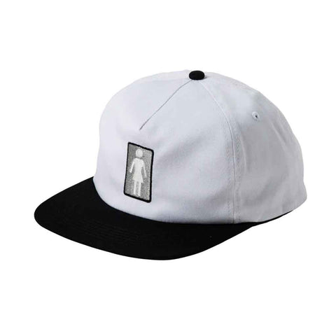 Girl OG BW 5 Panel Hat - Black/White