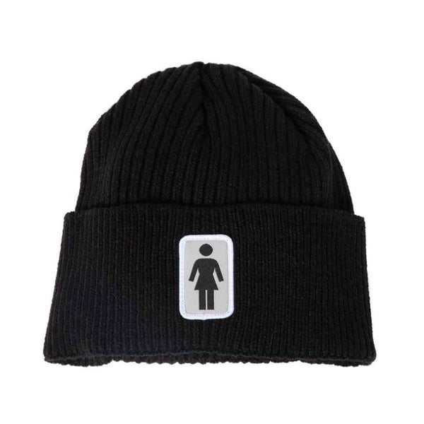 Girl OG BW Beanie - Black