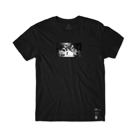 Girl Spike Photo Karen O S/S T-shirt - Black