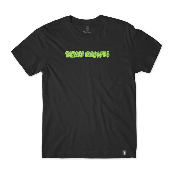 Girl x Yeah Right S/S Tee - Black