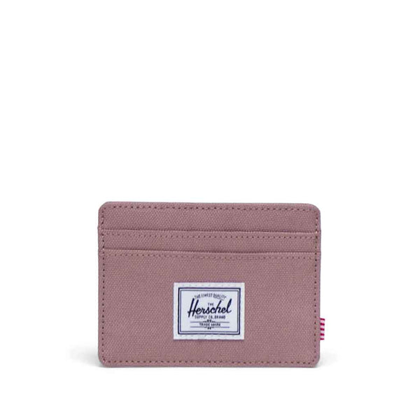 Herschel Charlie Cardholder -  Ash Rose Front