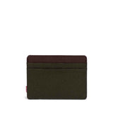 Herschel Charlie Cardholder -  Ivy Green/Chicory Coffee Back