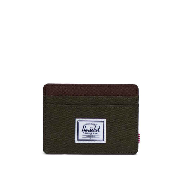 Herschel Charlie Cardholder -  Ivy Green/Chicory Coffee