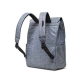 Herschel City Backpack - Raven Crosshatch Back