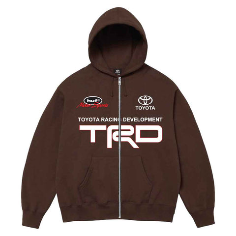 Huf x Toyota TRD Motor FZ Hoodie - Brown