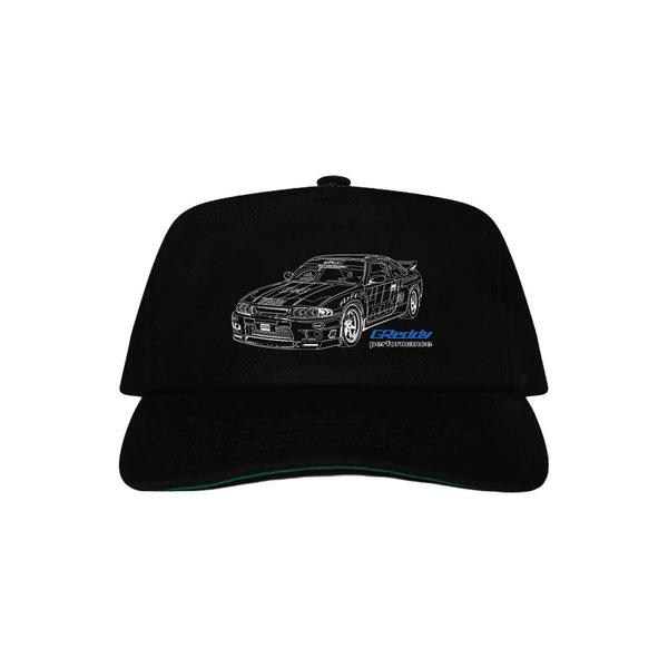 Huf x Greddy Diagram Snapback - Black