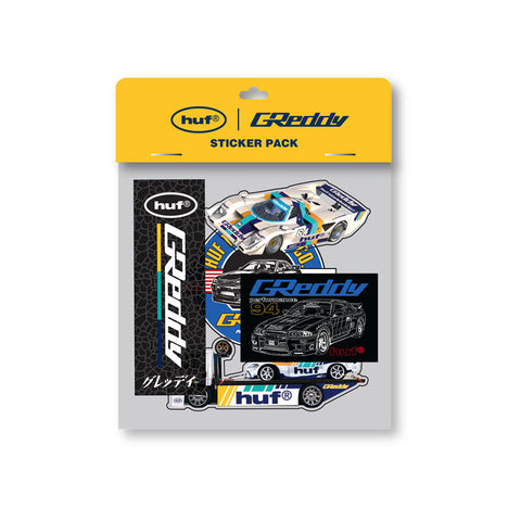 Huf x Greddy Sticker Pack