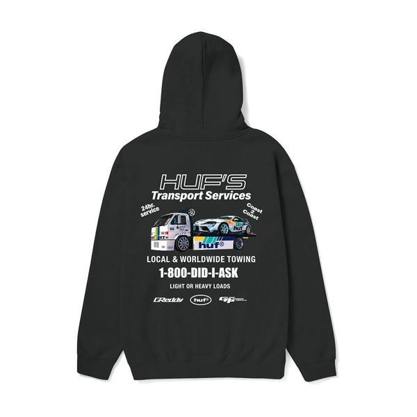 Huf x Greddy Tow P/O Hoodie - Black