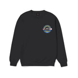 Huf x Greddy Transport Crewneck - Black Front