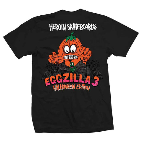 Heroin Eggzilla 3 SS Tee - Black back