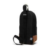 Herschel Heritage Shoulder Bag -  Black/Four Leaf Clvr/Sddle Brn Back