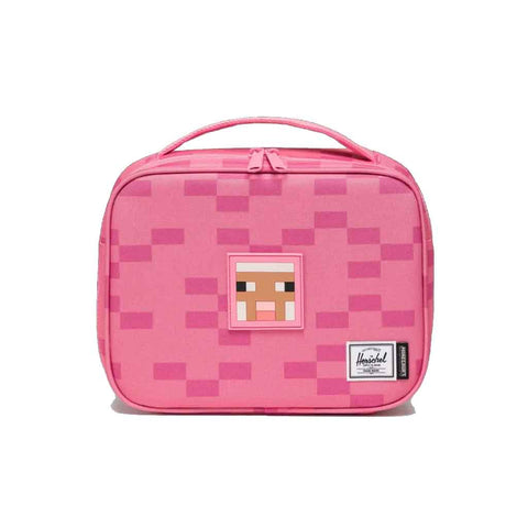 Herschel x Minecraft Pop Quiz Lunch Box Little - Pink Sheep