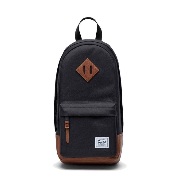 Herschel Heritage Shoulder Bag - Black/Tan 