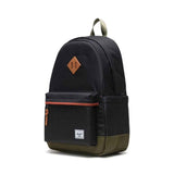 Herschel Heritage Backpack - Black/Ivy/Green Side
