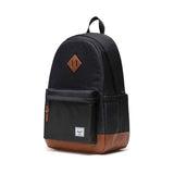 Herschel Heritage Backpack - Black/Tan Side
