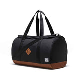 Herschel Heritage Duffel Bag - Black/Saddle Side
