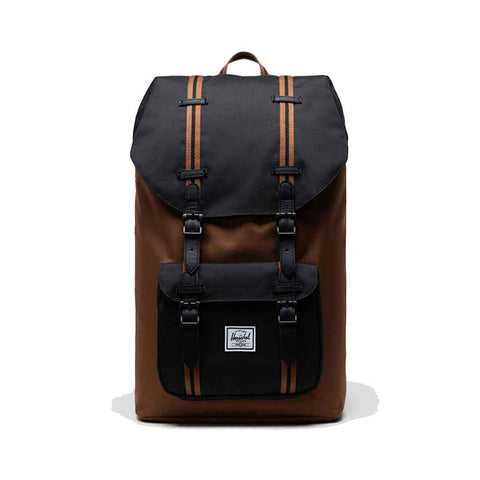 Herschel Little America Backpack - Saddle/Black Front
