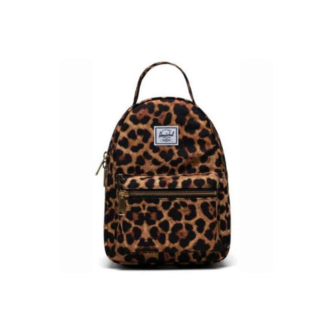 Herschel Nova Mini Backpack - Leopard Black Front