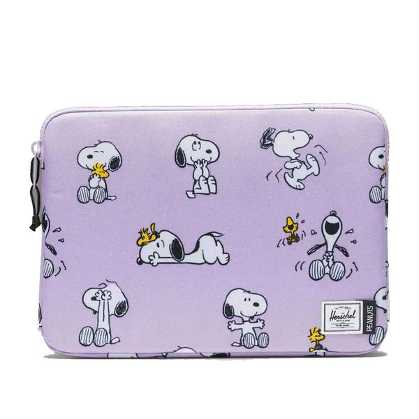 Herschel x Peanuts Anchor 14" Sleeve Snoopy & Woodstock - Pastel Lilac