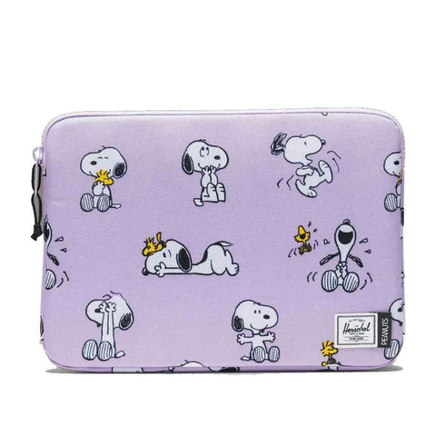 Herschel x Peanuts Anchor 14" Sleeve Snoopy & Woodstock - Pastel Lilac