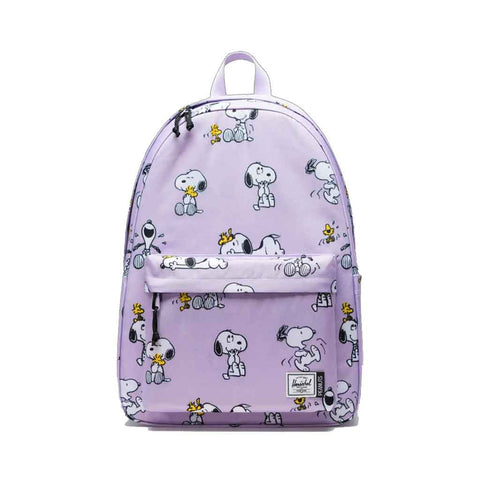Herschel X Peanuts Classic XL Backpack Snoopy and Woodstock - Pastel Lilac