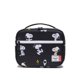 Herschel x Peanuts Pop Quiz Lunch Box Snoopy and Woodstock - Black