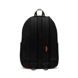 Herschel Pop Quiz Backpack - Black/Four Leaf Clover/Saddle Tan Back