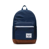 Herschel Pop Quiz Backpack - Navy/Tan Front