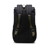 Herschel Retreat Backpack - Black/Ivy Green Back