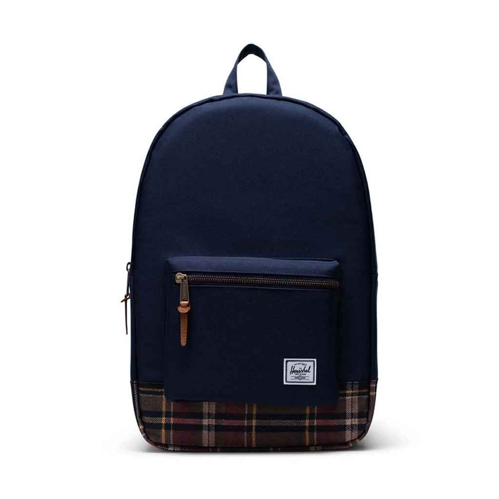 Herschel Settlement Backpack - Peacoat/Peacoat Plaid