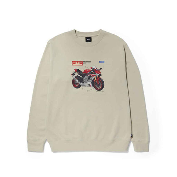 Huf 420cc Crewneck - Stone