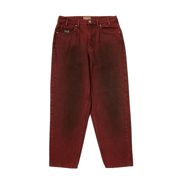 Huf Cromer Washed Pant - Lava Red
