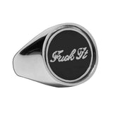 Huf Good Luck Flip Ring - Silver 2