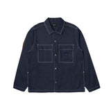 Huf Mason Shacket Jacket - Navy Front